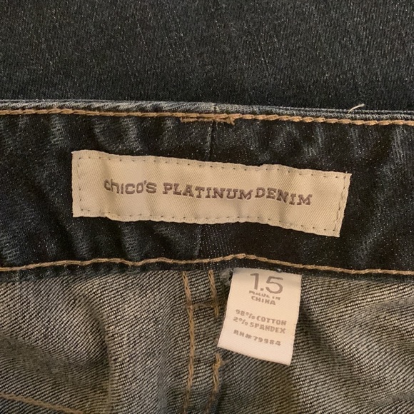 Chico’s Platinum Jeans - Picture 3 of 7